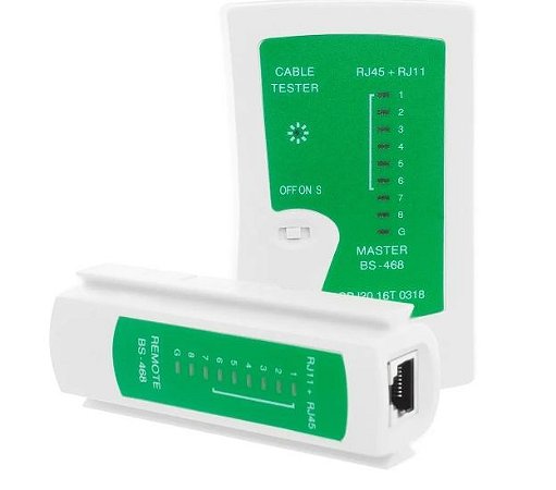 TESTADOR DE CABO DE REDE RJ11/RJ45