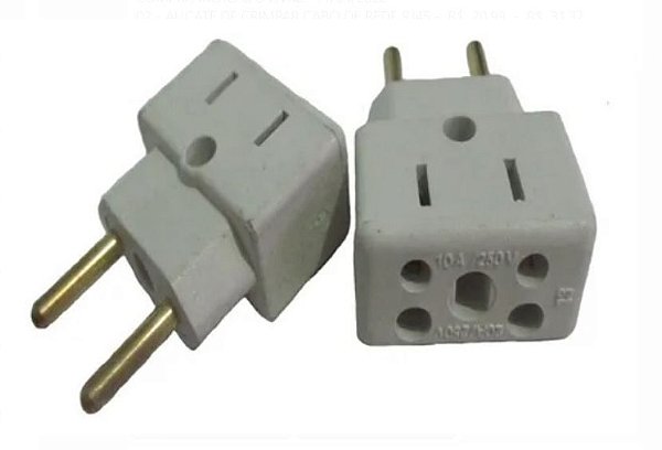 ADAPTADOR TOMADA QUADRADO 10A/20A