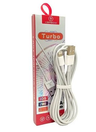 CABO USB P/ IPHONE KAPBOM KAP-310 3.1A 1 MT.