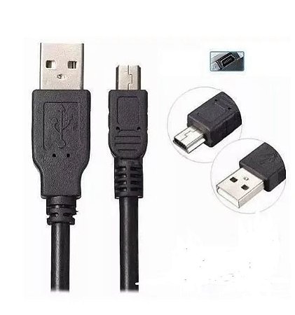CABO USB 2.0 P/ MINI USB LOTUS (V3) 5 PINOS 1.5 MT.