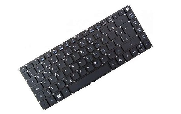 TECLADO NOTEBOOK ACER E14/E5-473/474/475/422/432 PK131NX1A00 PRETO BR