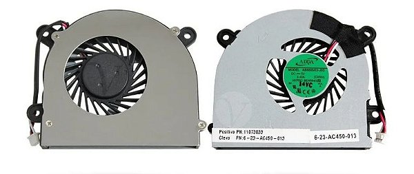 COOLER NOTEBOOK ITAUTEC W7420/W7425/W7535/A7420/A7520 6-23-AC450-013
