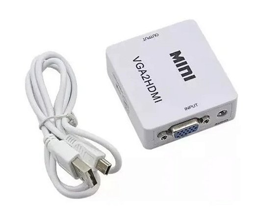 CONVERSOR AUDIO/VIDEO ENTRADA VGA X SAÍDA HDMI