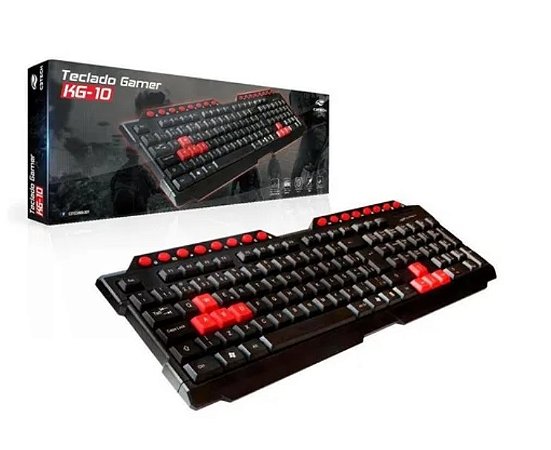 TECLADO GAMER C3TECH KG-10BK USB PRETO