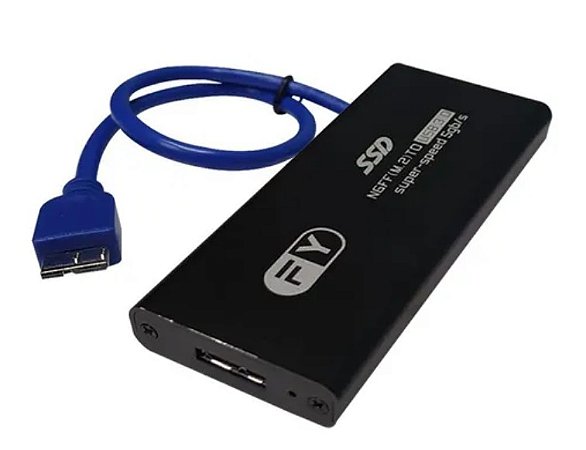 GAVETA EXTERNA USB 3.0 P/ SSD M2 MSATA