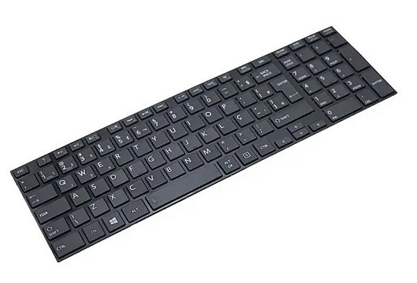 TECLADO NOTEBOOK TOSHIBA SATELLITE L850/L850D/L855 PRETO BR