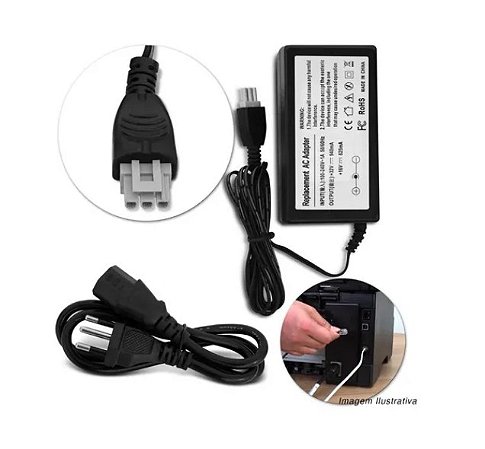 FONTE IMPRESSORA HP 32V / 940mA CINZA