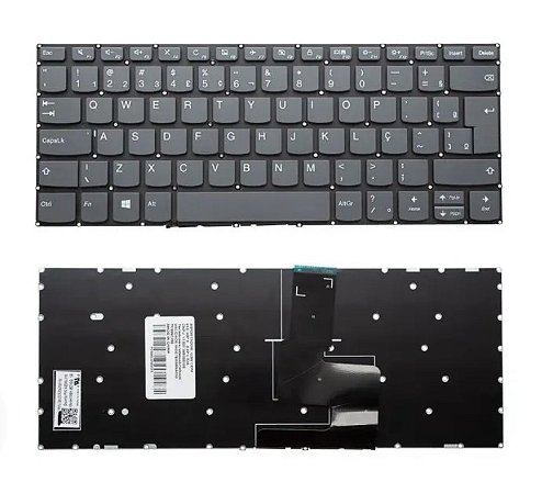 TECLADO NOTEBOOK LENOVO IDEAPAD 330-14AST PRETO BR