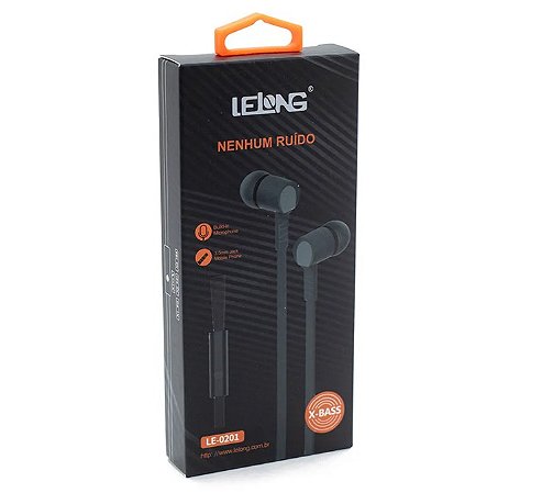 FONE DE OUVIDO LELONG LE-0201 P3 C/ MICROFONE