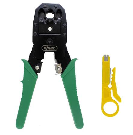 ALICATE DE CRIMPAR RJ45 KNUP C/ DECAPADOR