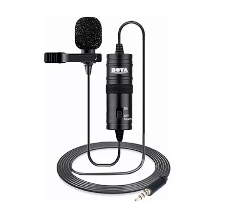 MICROFONE DE LAPELA BOYA BY-M1 OMNIDIRECIONAL
