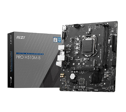 PLACA MÃE MSI H510M-M LGA 1200 DDR4 VGA / HDMI