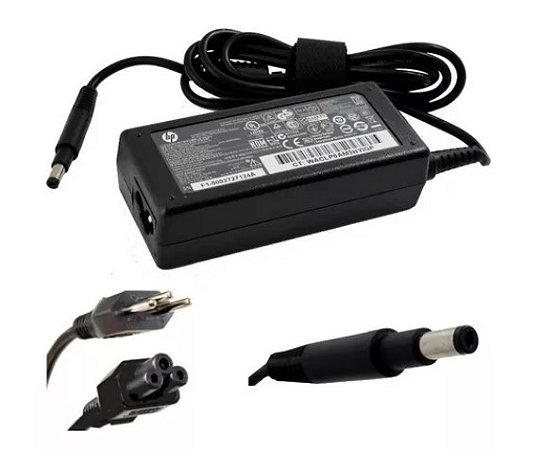FONTE NOTEBOOK HP 19.5V / 3.33A ( 4.8 X 1.7mm ) P. LONGO COMPATÍVEL