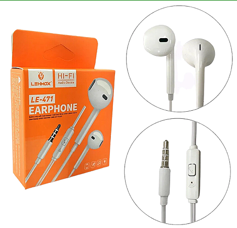 FONE DE OUVIDO LEHMOX LE-471 P3 C/MICROFONE