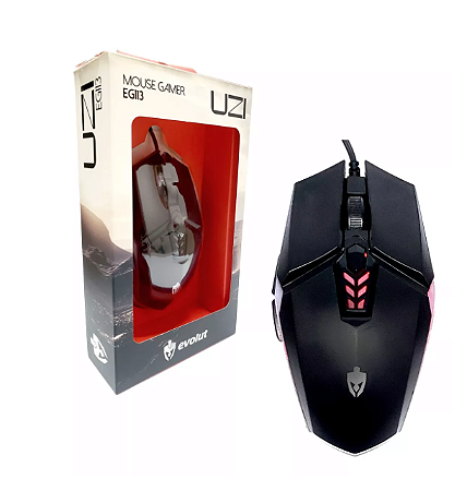 MOUSE GAMER EVOLUT EG113 RGB 3200DPI USB