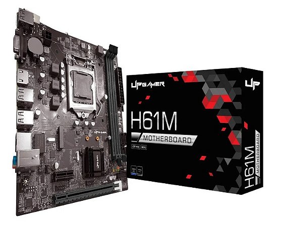 PLACA MÃE UP GAMER H61 1150P DDR3 VGA / HDMI