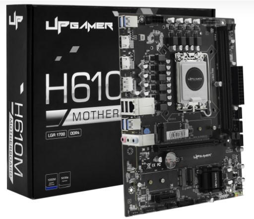 PLACA MÃE UP GAMER H610M LGA1700 DDR4 12ª / 14ª GER.