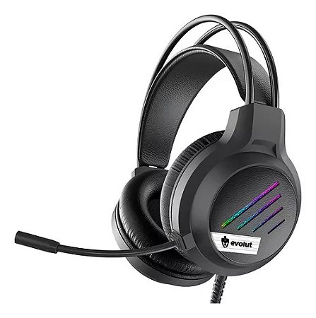 FONE DE OUVIDO EVOLUT GAMER EG-306 C LED P2P3 C MICROFONE