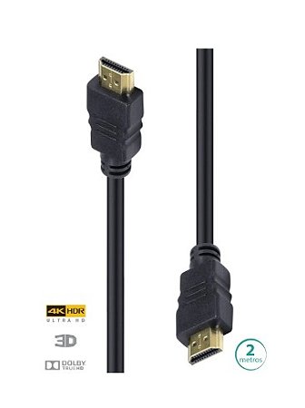 CABO HDMI VINIK 2.0 / 4K 2 MT.