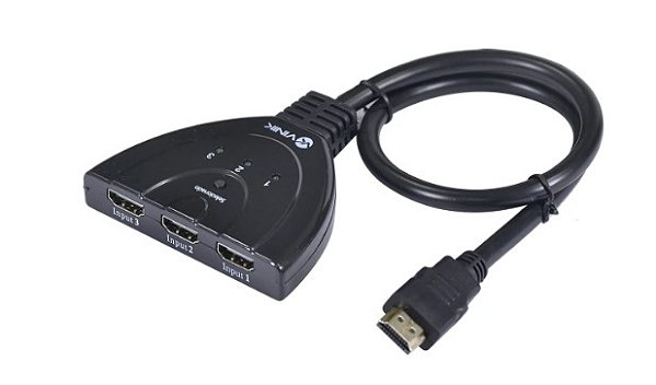 SWITCH HDMI 1 ENTRADA / 3 SAÍDAS