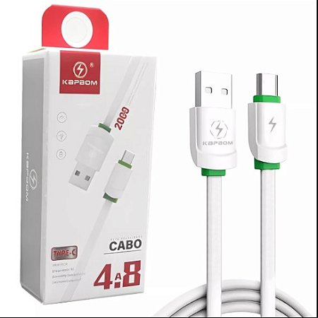 CABO USB 2.0 P/ USB-C KAPBOM 2MT.