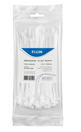CINTA ABRAÇADEIRA NYLON C/ 100 UN.
