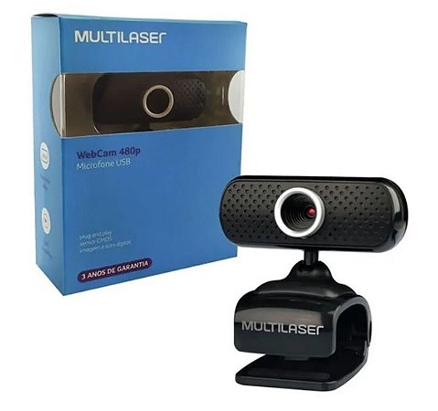 WEBCAM MULTILASER WC051 BK HD 480P