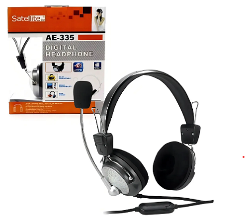 FONE DE OUVIDO SATELLITE AE-335 P3 C/ MICROFONE