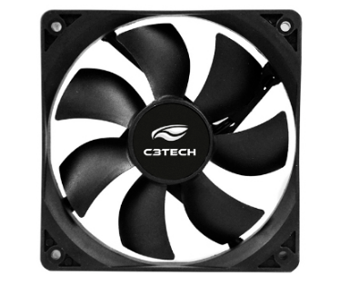 COOLER C3TECH 80mm X 80mm 12V P/ FONTE ( MOLEX)