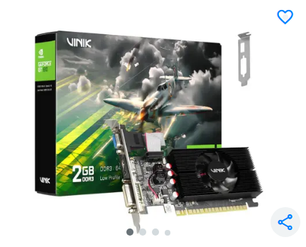 PLACA DE VÍDEO VINIK 2 GB GT610 DDR3 64 BITS PCI-E
