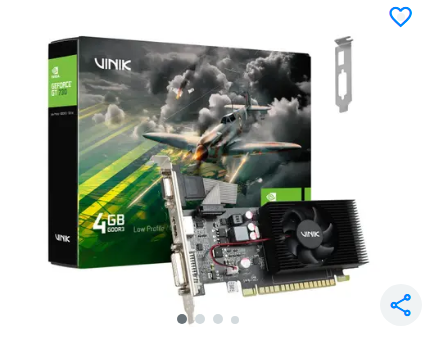 PLACA DE VÍDEO VINIK 4 GB GT730 DDR3 128 BITS PCI-E