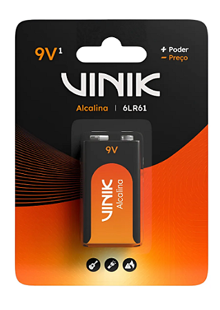 BATERIA VINIK ALCALINA 9V