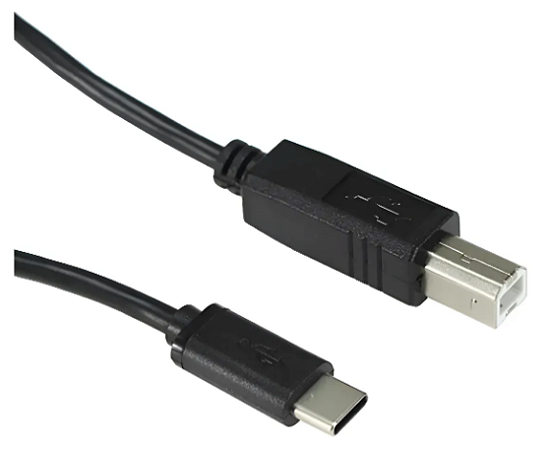 CABO USB-C MACHO X USB B 2.0 MACHO 1 MT