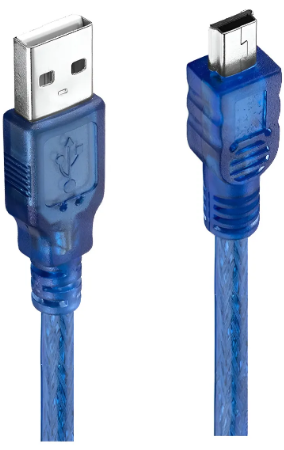 CABO USB 2.0 MACHO X USB MINI 5 PINOS P/ HD EXTERNO