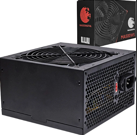 FONTE ATX MAXXDIGITAL 500W C/ PCI-E 6+2
