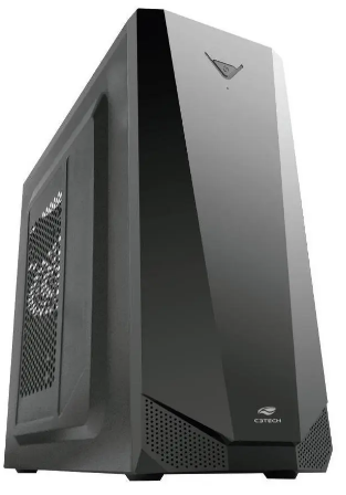 GABINETE C3TECH GAMER MT-G80BK PRETO SEM FONTE