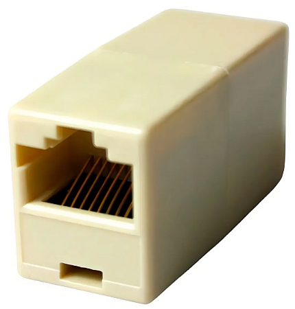 EMENDA CABO DE REDE RJ45 FÊMEA CAT5