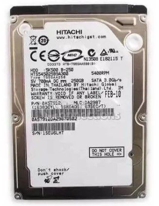 HD NOTEBOOK 250 GB. HITACHI SATA USADO