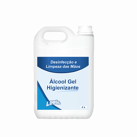 Álcool em Gel Higienizante Limpão 70% 5 Litros