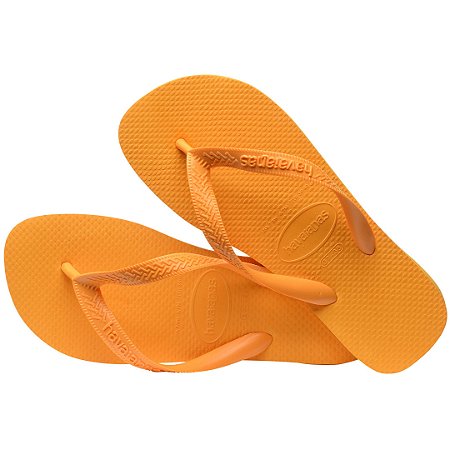 Chinelo Uisex Havaianas Top Laranja Original Com NF.