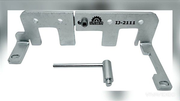 FERRAMENTA P/ SINCR. EIXOS  COMANDO DE VALVULAS PSA 1.2 /12V (3 CIL)CITROEN/ PEUGEOT - IJ-2111 - INJETEC