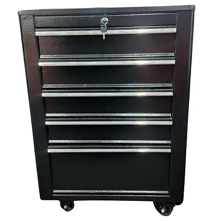 CARRINHO DE FERRAMENTAS 5 GAVETAS PRETO - CEBP - BEZAFER