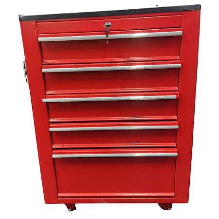 CARRINHO DE FERRAMENTAS 5 GAVETAS VERMELHO - CEBV - BEZAFER