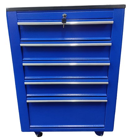 CARRINHO DE FERRAMENTAS 5 GAVETAS AZUL - CEBA - BEZAFER