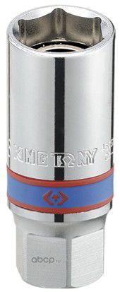 SOQUETE DE VELA SEXTAVADO MAGNETICO 21MM X 1/2 - 466521 - KING TONY