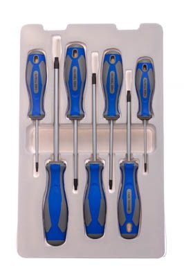 JOGO DE CHAVE TORX CABO RETO C/ 7 PCS - 30317PR - KING TONY