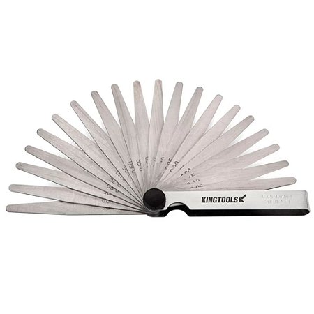 CALIBRADORES DE FOLGA (JOGO)-0,05-1mm(20 LAMINAS) - 600.011 - KING TOOLS