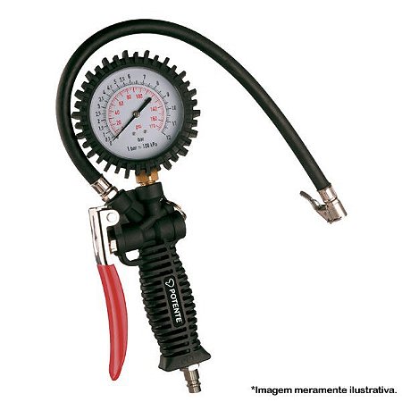CALIBRADOR MANUAL COM INFLADOR NYLON - 01.41.PNWCM18N - POTENTE