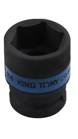 SOQUETE DE IMPACTO SEXTAVADO 24MM X 1/2 - 453524M - KING TONY