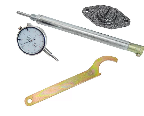 CONJUNTO RELOGIO COMPARADOR SUPORTE 14MM E SINCRONISMO DO PMS E ESTICADOR MOTOR FIRE - ZK1527 - ZAK MOTORS